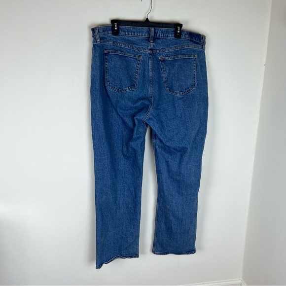 Abercrombie & Fitch The Baggy Low Rise Jeans Curve Love Size 33 / 16 Long - Picture 4 of 5